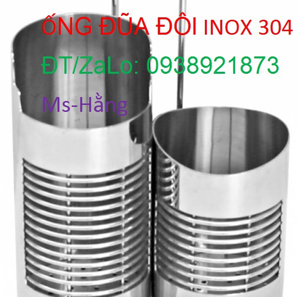 Ống Đũa Đôi INOX 304-OD107I3 Họa Tiết Lan Lưới, Có Thể Treo Hoặc Khoan Tường,Không Đọng Nước