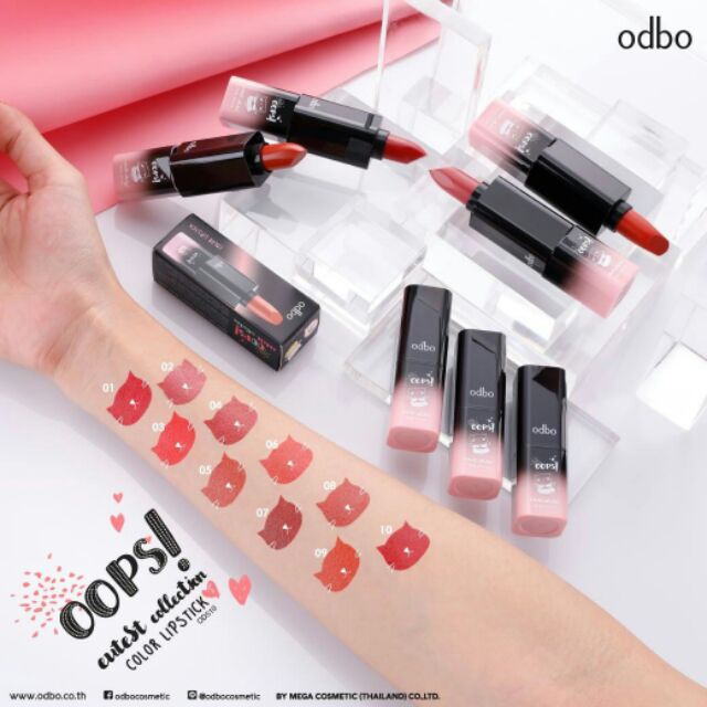 Son Lì Dạng Thỏi ODBO OOPS! Cutest Collection Color Lipstick