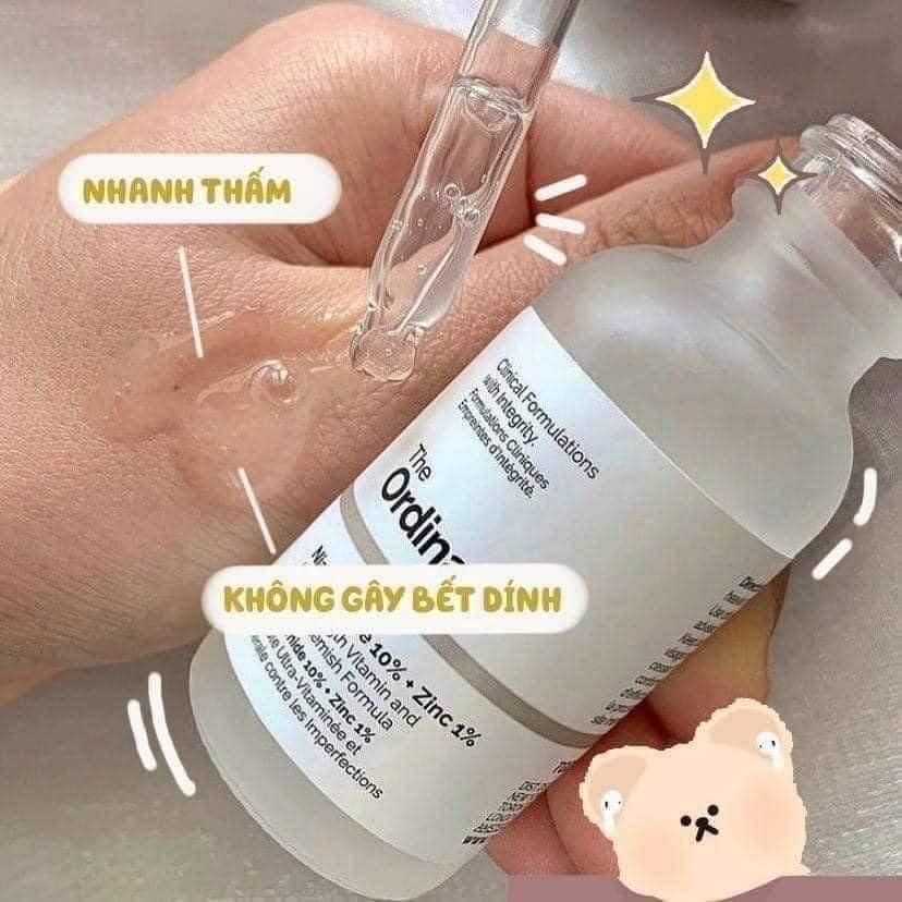 Serum The Ordinary Niacinamide 10% + Zinc 1%