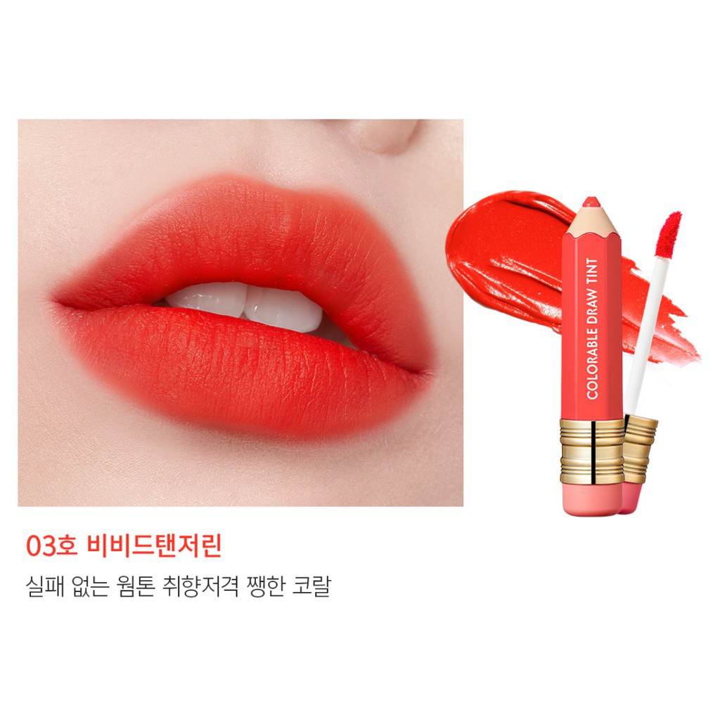 Son Bút Chì - [It's skin] - COLORABLE DRAW TINT Trúc Cosmetics | BigBuy360 - bigbuy360.vn