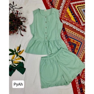Bộ ngủ Pyjamas đũi sát nách