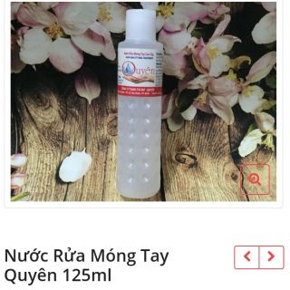 Nước rửa móng tay cao cấp Quyên 125ml