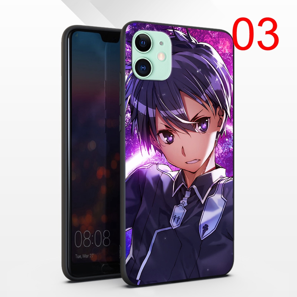 Ốp Điện Thoại Mềm Họa Tiết Sword Art Online 265rr Cho Iphone 11 Pro 6 6s 7 8 Plus X Xs Max Xr