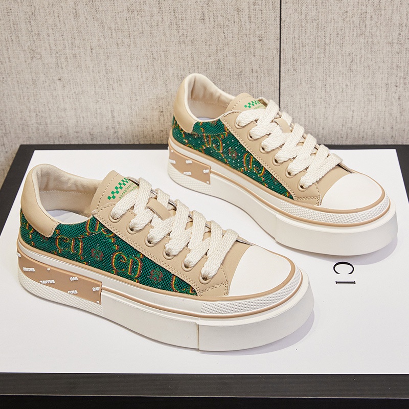 Giày thể thao nữ GD01, giày sneaker  nữ hàng loại 1 bản thêu hottrend 2022