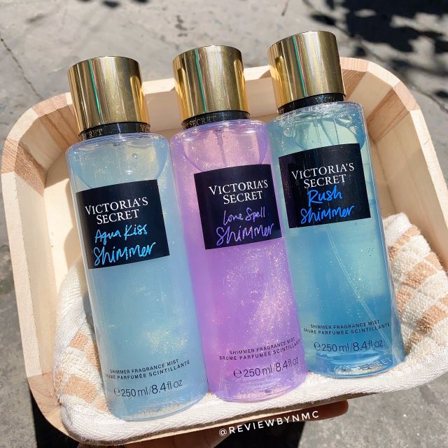 Sale 39% Xịt body Victoria Secret có nhũ bắt ánh sáng  siêu đẹp long lanh 250ml