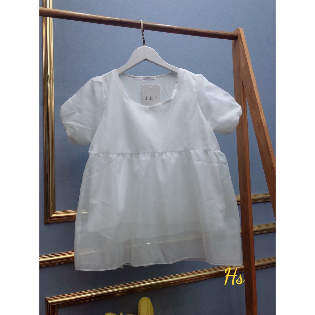 Áo baby doll cổ vuông hàng cực đẹp MEMN 1063