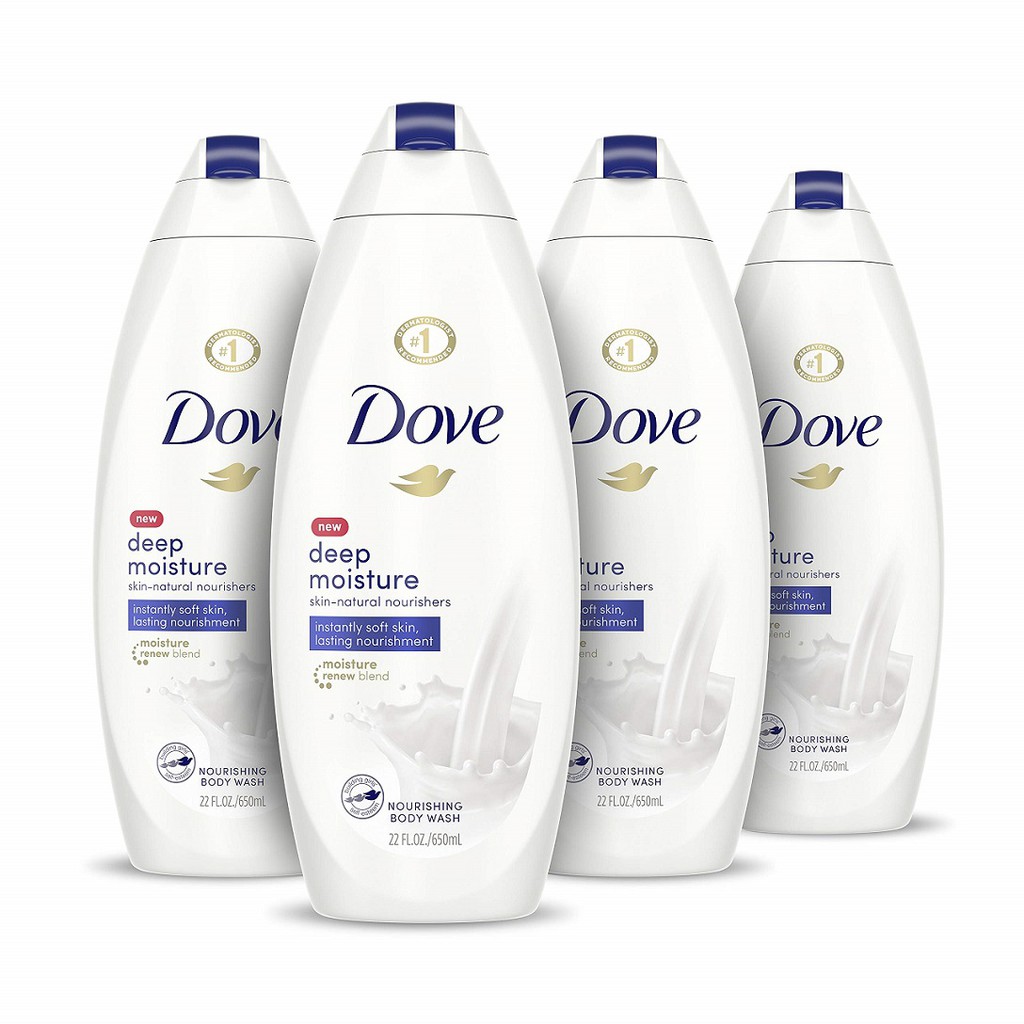 Sữa tắm Dove Deep Moisture 709ml - SET 3 CHAI (nhập khẩu Mỹ)