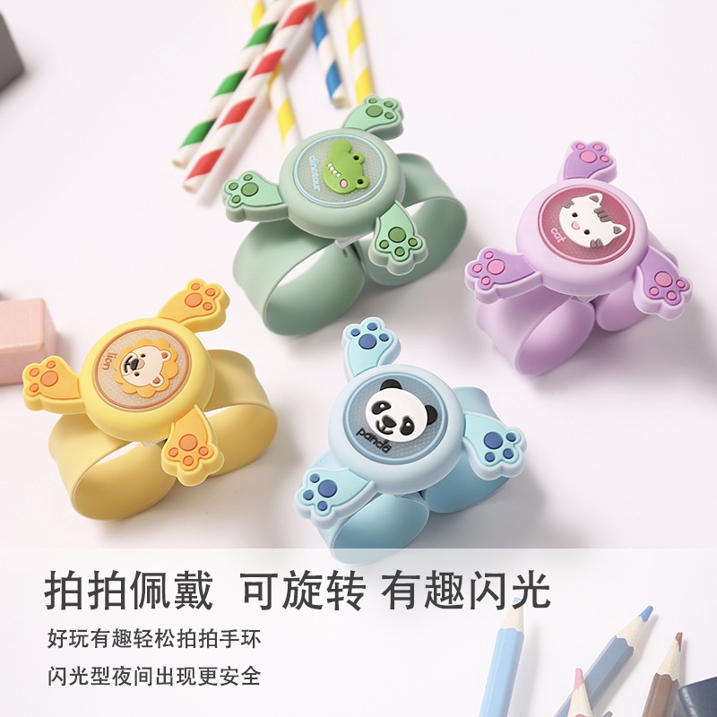 Vòng Tay Silicon Dạ Quang Đuổi Muỗi Hình Rau Củ Quả Hoạt Hình Cho Trẻ Em