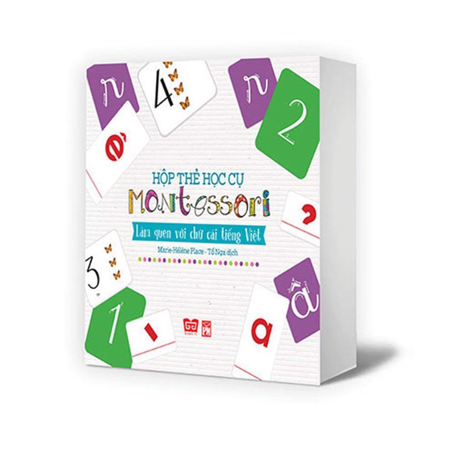 Sách - Hộp thẻ học cụ montessori - Làm quen với chữ cái TV, Bước đầu đến với toán học