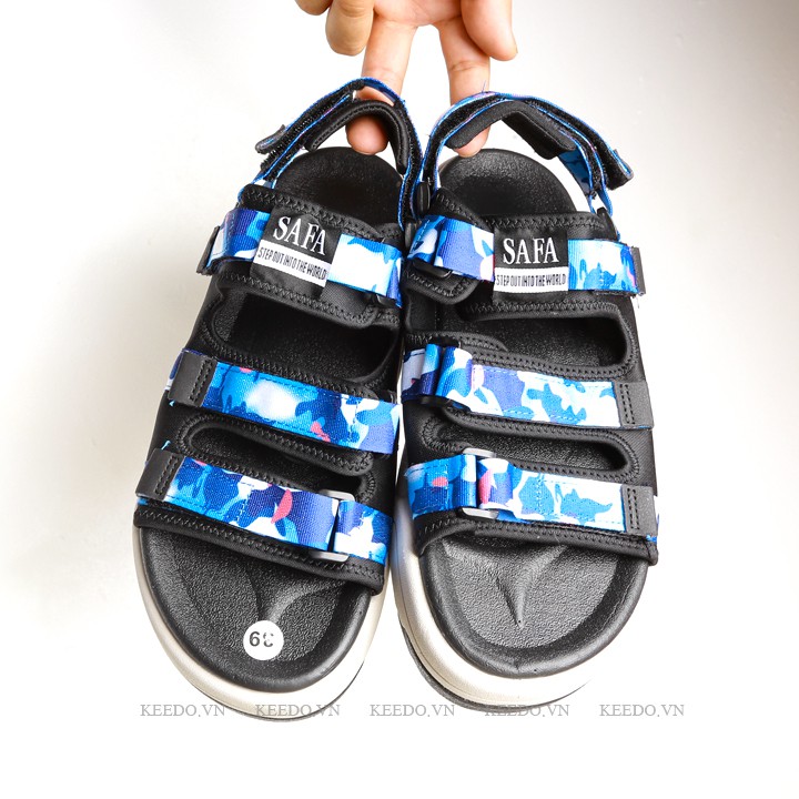 [KHUYẾN MÃI] Giày Sandal Safa nam nữ mới Hàng VNXK Cao Cấp Đế Cao 2.5cm