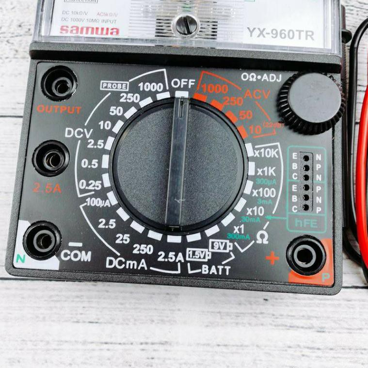 Đồng hồ đo điện vạn năng Samwa YX- 960TR có kèm dây đo Loại Tốt