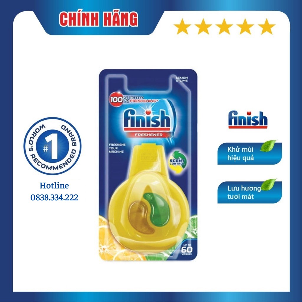 [HCM] Tinh dầu khử mùi máy rửa bát Finish Chính hãng