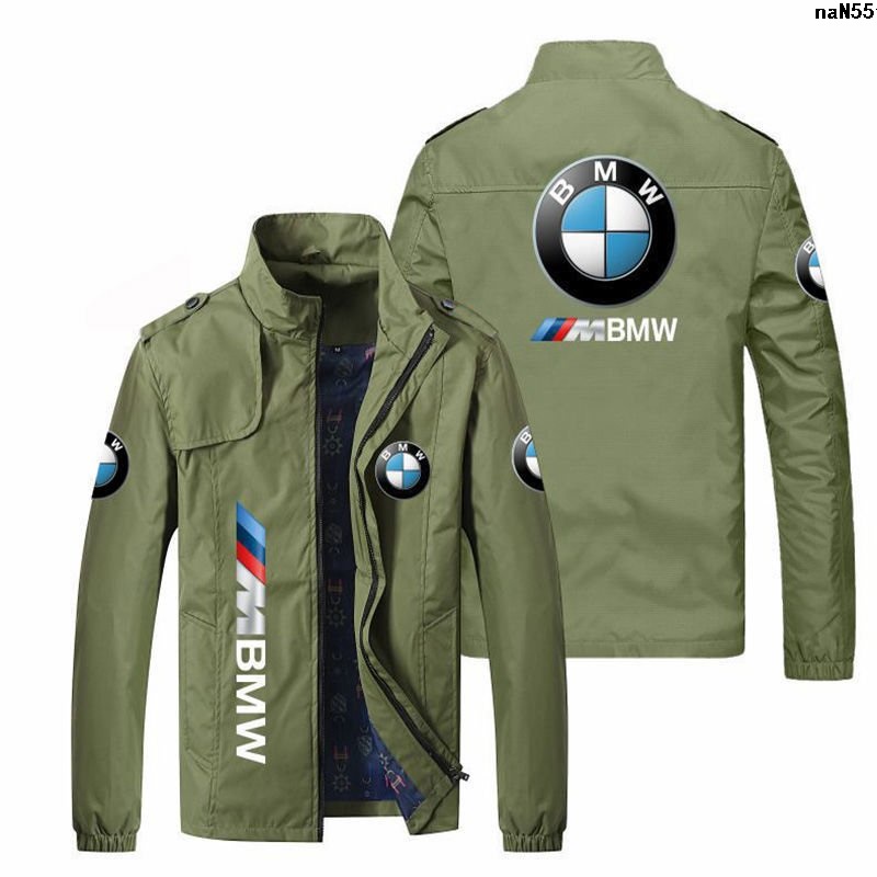 Áo Khoác Thể Thao Có Khóa Kéo In Logo BMW 2022