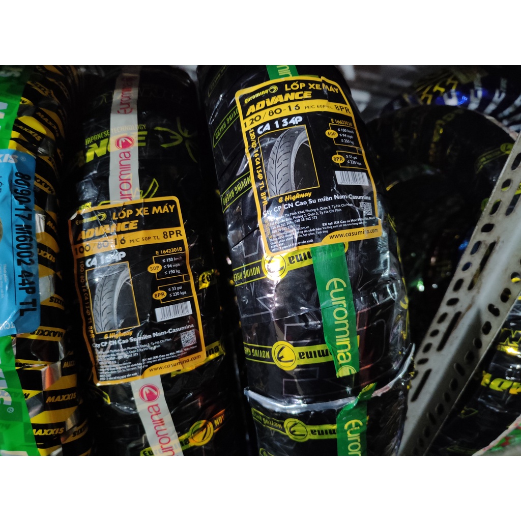 Lốp  sau SH 125/150 EUROMINA 120/80-16