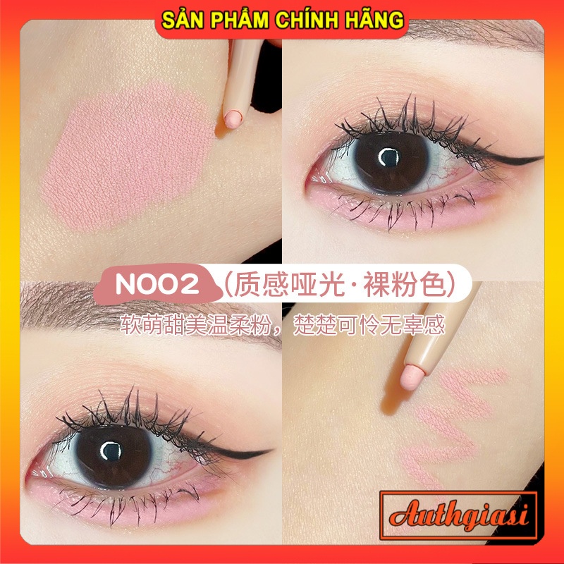 Chì kẻ Nhũ mắt Gecomo HOT HIT bắt sáng Bling kẻ viền và bọng mắt chống nước lâu trôi