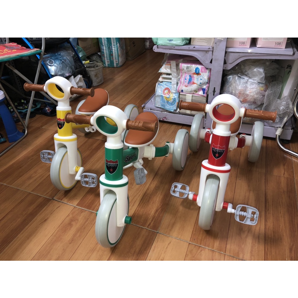 Xe Cân Bằng Chòi Chân Có Bàn Đạp 2 in 1 Motion Vả Xe Sport 3in1 Phiên Bản Mới Nhất 2022