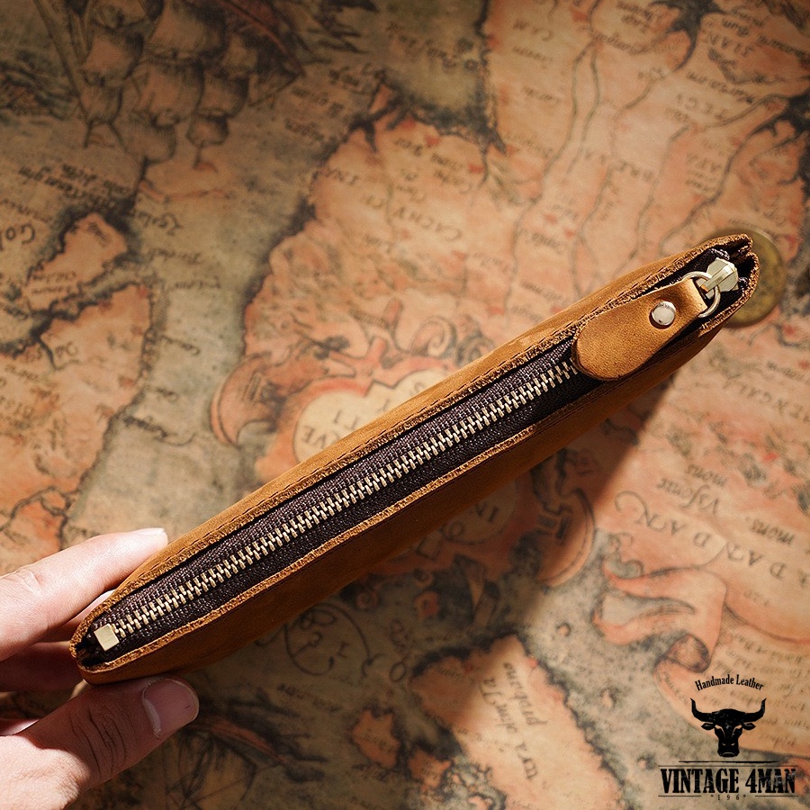 Túi Da Đựng Bút / da bò thật Mã P2