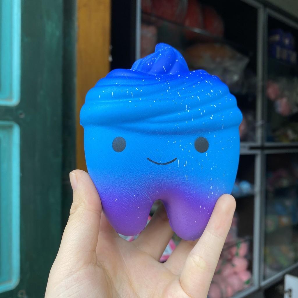 Squishy Răng galaxy 10cm chính hãng Sanqi Elan có bao bì S004