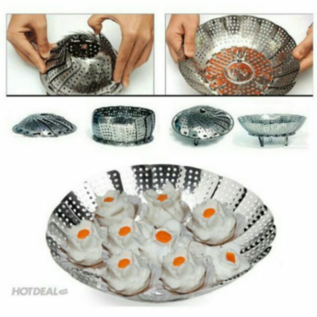 Vỉ hấp đa năng cao cấp INOX ( dày và đẹp )