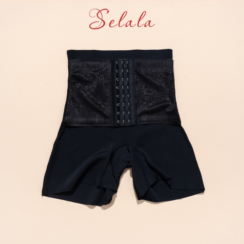 Quần Gen Su Selala Móc Cài Trước Siêu Định Hình Giúp Eo Thon Cao Cấp QG08