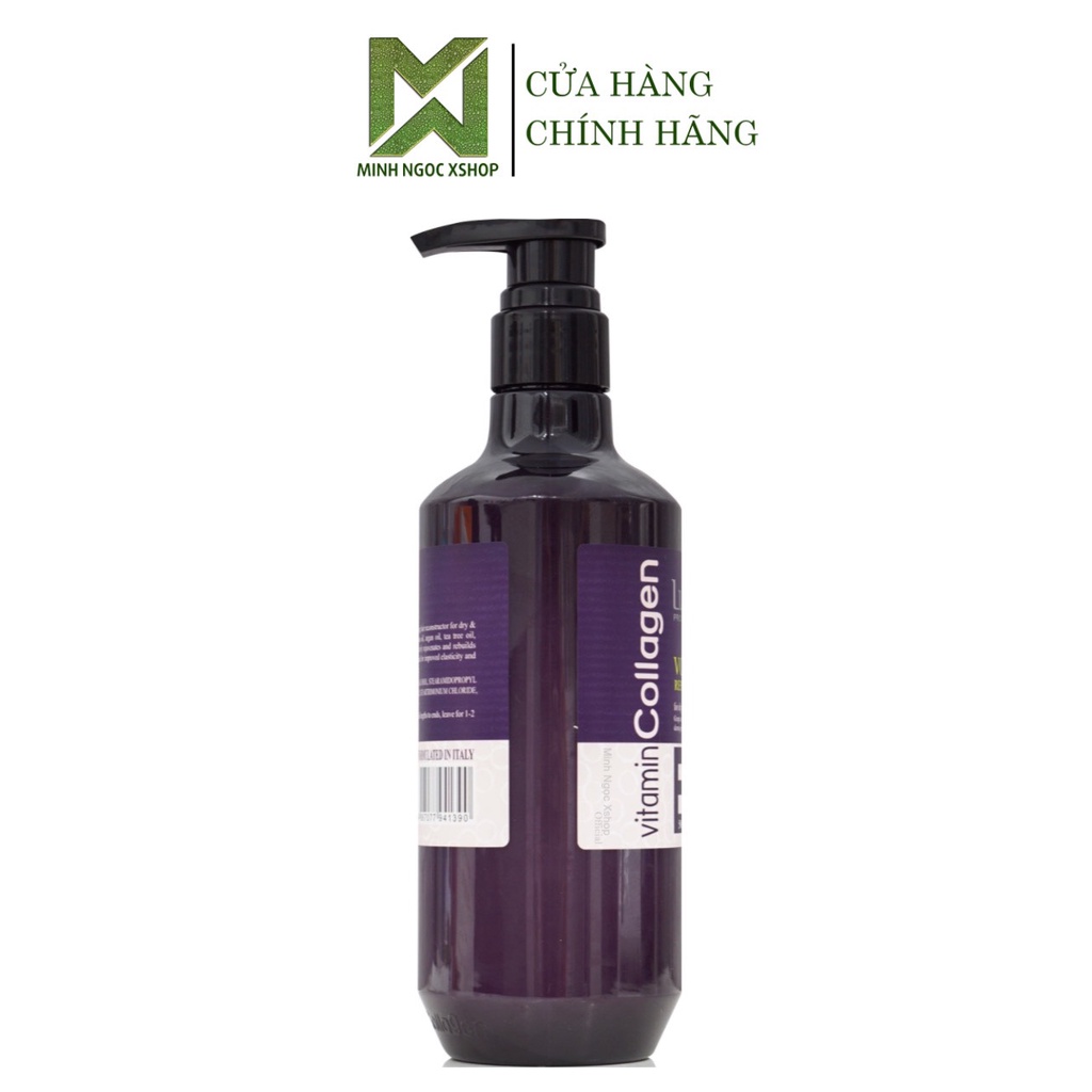 Dầu xả phục hồi chống gãy rụng tóc Lusstaly Vitamin E Collagen 500ML
