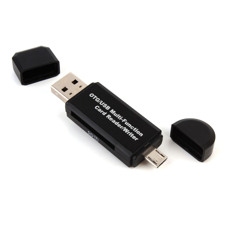 Đầu Đọc Thẻ Nhớ Micro Usb Otg Sang Usb 2.0 Cho Điện Thoại Android / Máy Tính Bảng