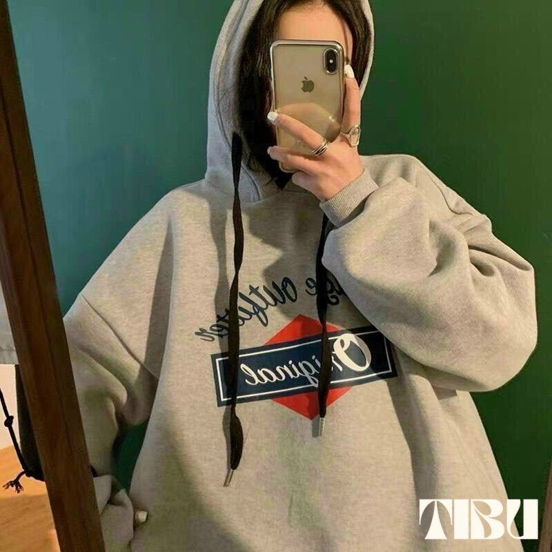 Áo Khoác Hoodie Nỉ Có Mũ Form Rộng original TIBU, Nhiều Màu Unisex Nam Nữ Ulzzang