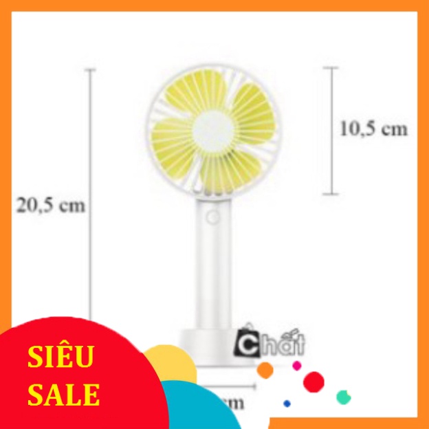 🔥XẢ KHO🔥 Quạt Mini Cầm Tay, Để Bàn Sạc Tích Điện Siêu Tiện Dụng Cho Mua Hè, Tặng Kèm Dây Đeo Quạt Cute