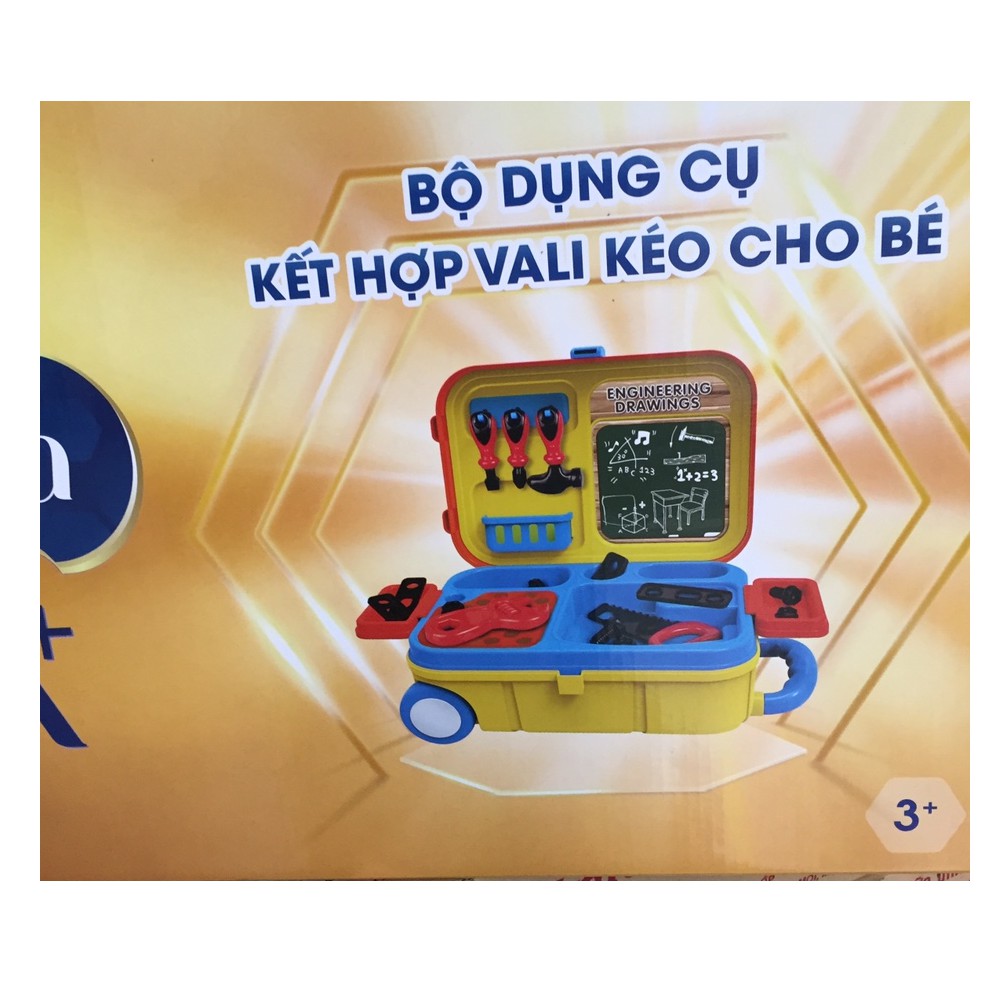 Bộ dụng cụ kết hợp vali kéo cho bé Enfa