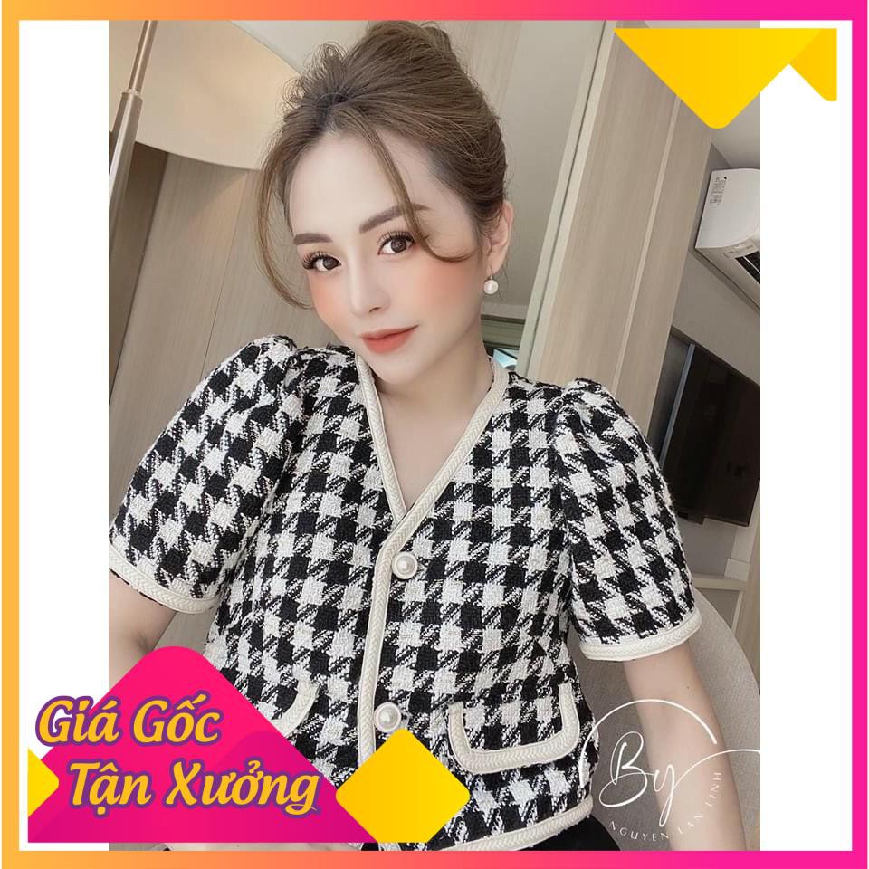 BÁN CHẠY NHẤT Áo dạ kẻ cổ v nắp túi ( Hàng Đẹp 2  | BigBuy360 - bigbuy360.vn