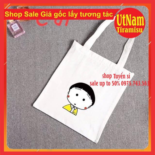 Túi vải tote cực xinh Cực kute kiểu dáng unisexFreesize 55kgphong cách Hàn Quốc