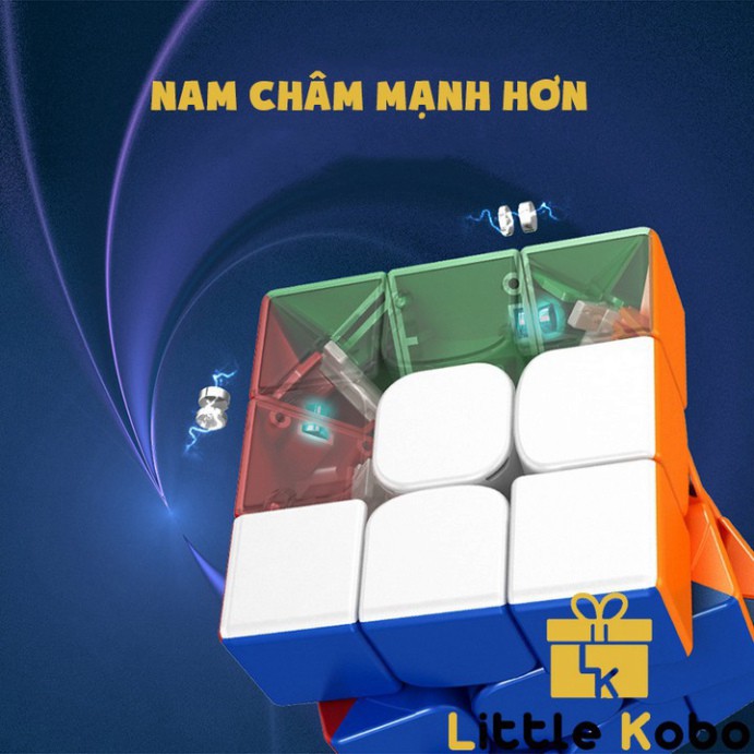 S13 FKC Rubik 3x3 RS3M 2020 MF3RS3 M Rubic Nam Châm 3 Tầng Stickerless MF3RS V3 M (Hãng Mod) 52 S13