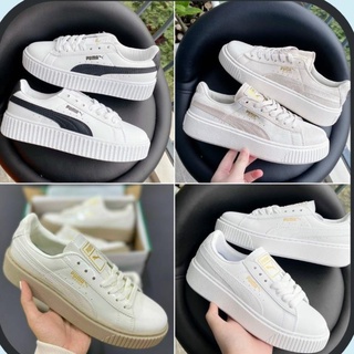 GIÀY PM MỚI CHO NỮ-PM FENTY-ĐẾ NÂU, PUMA ĐEN TRẮNG, PUMA NÂU DA LỘN, PUMA TRẮNG FULL, PUMA NÂU BÓNG BẢN CAO CẤP