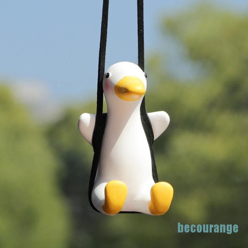 Phụ Kiện Treo Gương Chiếu Hậu Xe Hơi Hình Chú Vịt Dễ Thương