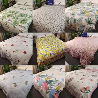 2 chăn zara home( 1 dương xỉ, 1 hình dứa)