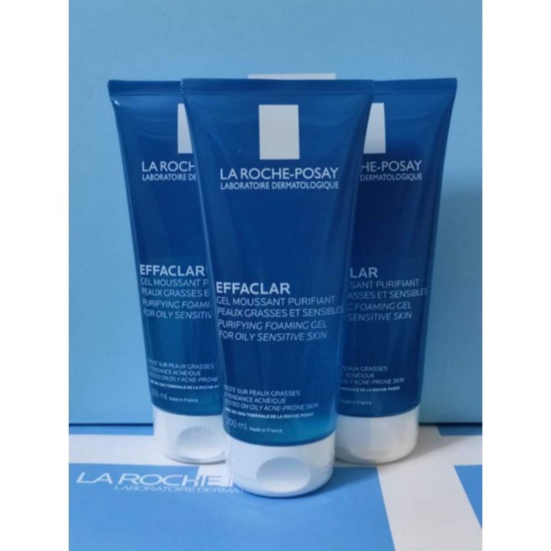 Sữa rửa mặt làm sạch cho da dầu nhạy cảm La Roche Posay Effaclar Gel 200ml/400ml