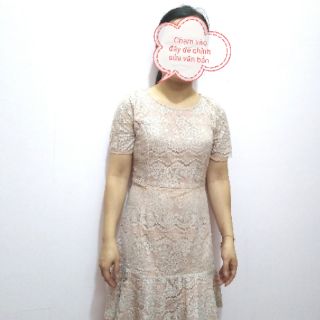 Váy ren Mango xuất dư