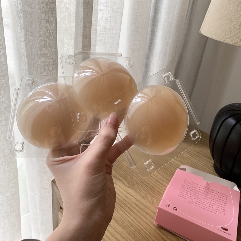 Miếng dán ngực nhiệt tự thân silicon Eblin không keo siêu mỏng ôm sát - Epi cosmetics