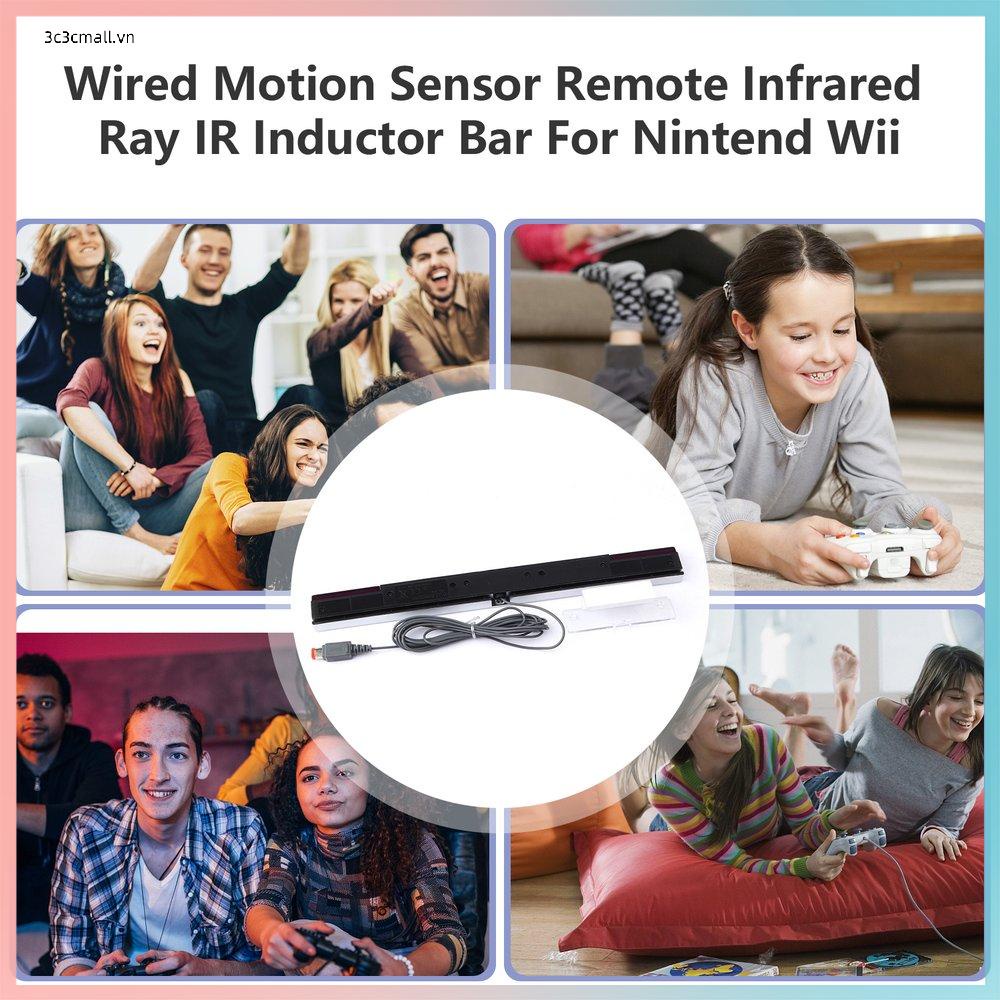 ✨chất lượng cao✨Wired Motion Sensor Remote Infrared Ray IR Inductor Bar For Nintend Wii