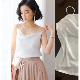 áo 2 dây lụa cổ V sang chảnh