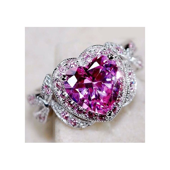 Nhẫn đeo tay kim loại đính đá màu xinh xắn cho nữ