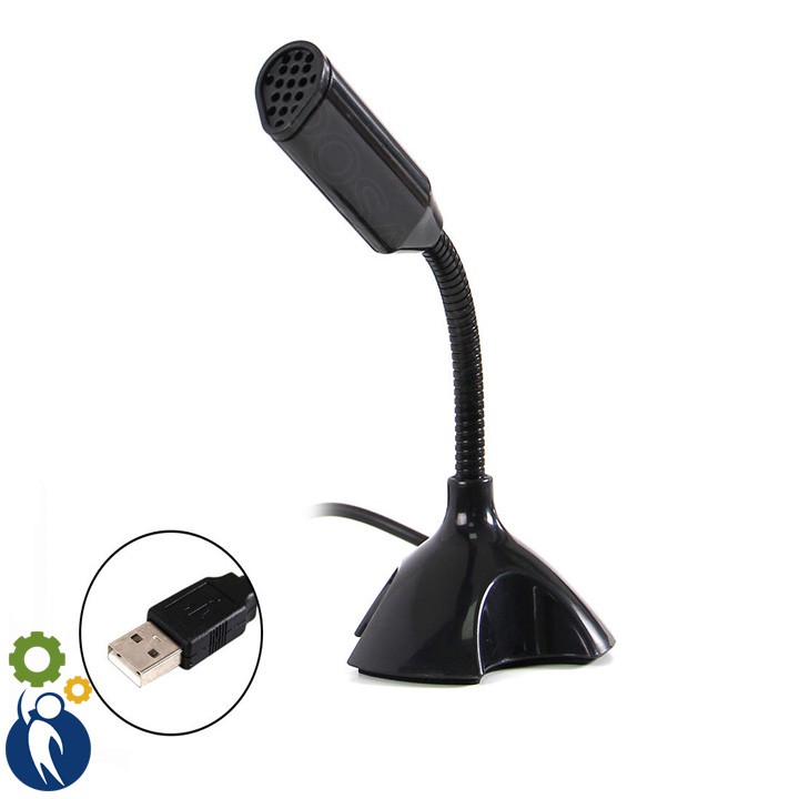 Micro Máy Tính Mini MIC-S Kết Nối Cổng USB Xoay 360 Độ Chống Ồn