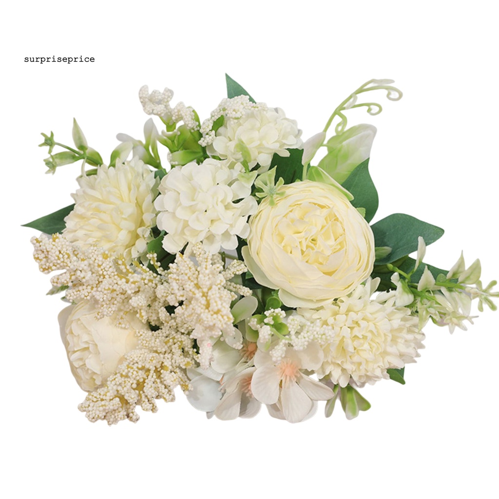 Bó Hoa Giả Bằng Lụa Dùng Trang Trí Xinh Xắn