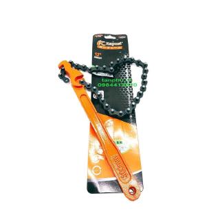 CẢO ( CỜ LÊ) MỞ LỌC DẦU NHỚT BẰNG DÂY XÍCH KAPUSI 12 INCH