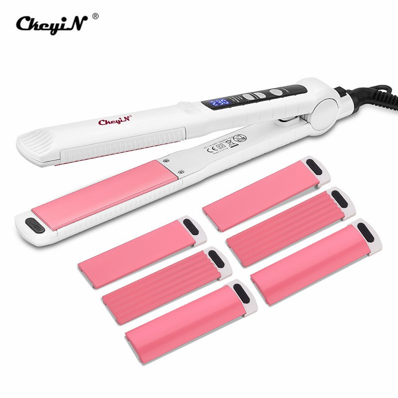 Máy uốn duỗi tóc CkeyiN 3 trong 1