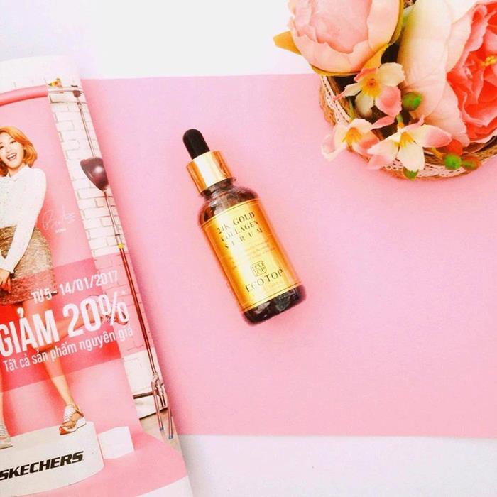 Tinh Chất Serum Vàng Chống Lão Hoá 24k Gold Collagen Ecotop 50ml
