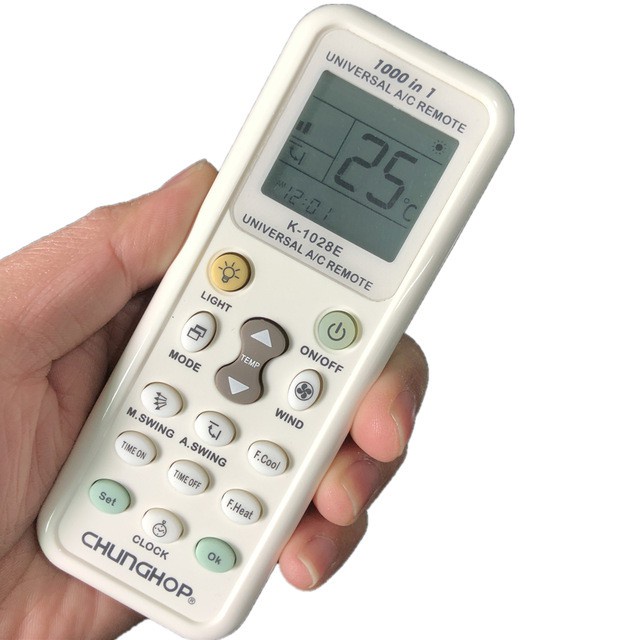 Remote máy lạnh đa năng Chunghop K-1028E [TẶNG PIN] Điều khiển điều hoà đa năng Chunghop K-1028E