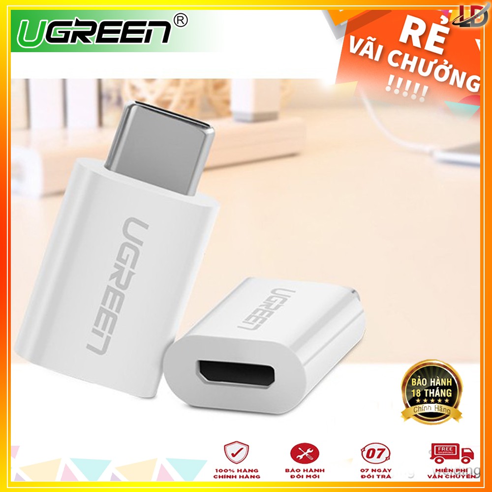 Đầu chuyển USB Type C sang Micro USB Ugreen 30154 cao cấp