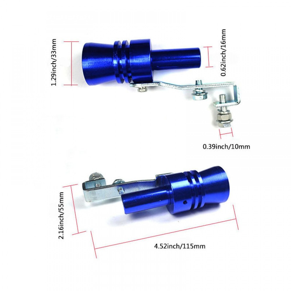 Ống Pô Xả Khí Turbo Bằng Hợp Kim Nhôm Chuyên Dụng Cho Xe Mô Tô / Xe Hơi