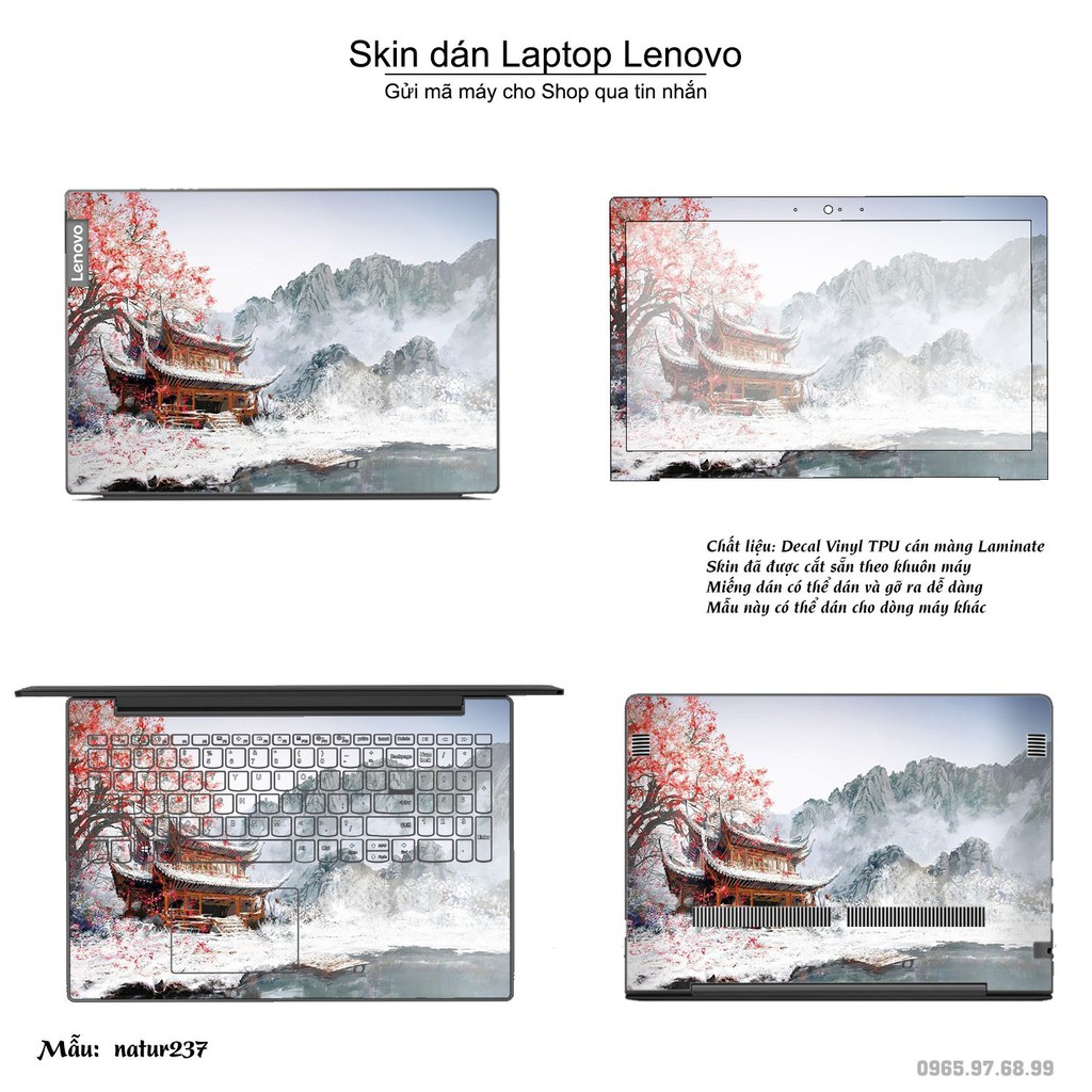 Skin dán Laptop Lenovo in hình thiên nhiên _nhiều mẫu 9 (inbox mã máy cho Shop)